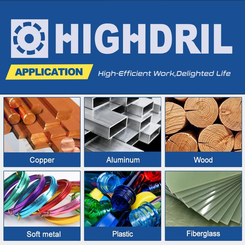 HIGHDRIL HSS Metal Blade 3" 75mm x Arbor 3/8" 10mm - 4pcs Angle Grinder Cutting Disc for Cutting Copper Aluminum Plastic Soft Metal - Image 5